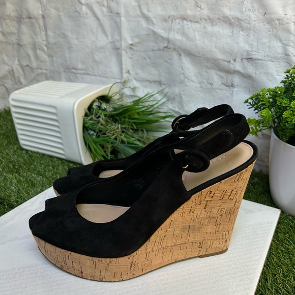 VERONICA BEAR
Dali Sand Suede Peep-Toe Wedge Platform Sandals size 9 - Picture 5 of 16